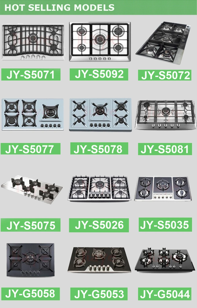 Tempered Glass Panel Cast Iron Pan Support Cooker