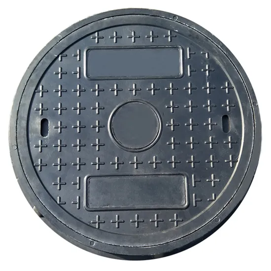 Hierro fundido de la tapa de alcantarilla de alcantarillado verde de la tapa de alcantarilla de plástico redonda de gran oferta
